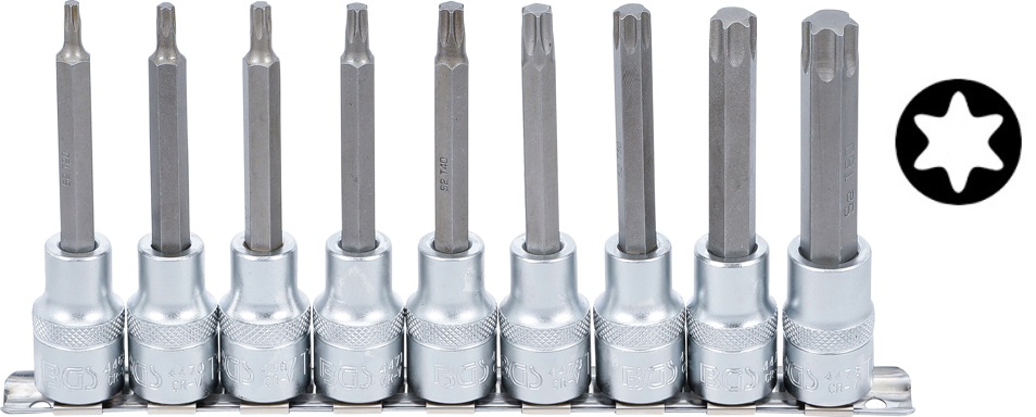 Assortiment de 9 clés torx