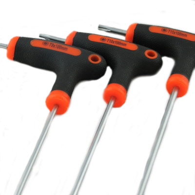 Jeu de 9 clé torx T10-T50 en acier SNCM + V TOPTUL