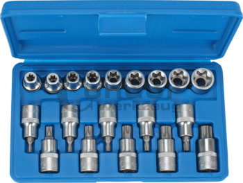 Douille Torx T40 1/4" - Acier S2, Longueur 37mm, Pour Vis Et écrous, Usage Choc, Pour Clé à Cliquet Ou Perceuse